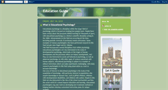 Desktop Screenshot of neweducationguide.blogspot.com