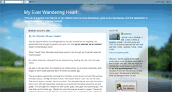 Desktop Screenshot of myeverwanderingheart.blogspot.com