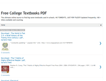 Tablet Screenshot of freebeetextbooks.blogspot.com