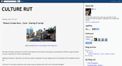 Desktop Screenshot of culturerut.blogspot.com