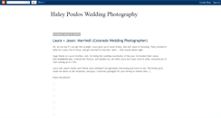 Desktop Screenshot of haleypoulosweddings.blogspot.com