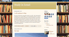 Desktop Screenshot of josh-in-israel.blogspot.com
