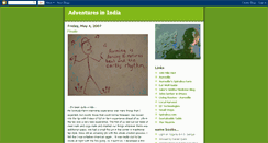 Desktop Screenshot of adamsindiaadventures.blogspot.com