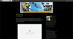 Desktop Screenshot of comicswantlist.blogspot.com