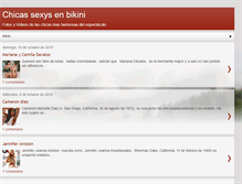 Tablet Screenshot of chicas-fooxweb.blogspot.com