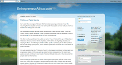 Desktop Screenshot of entrepreneurafrica.blogspot.com