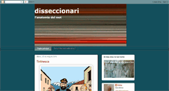 Desktop Screenshot of disseccionari.blogspot.com