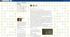 Desktop Screenshot of happyhealthyeating.blogspot.com