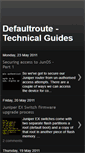 Mobile Screenshot of defaultroute-techguides.blogspot.com