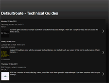 Tablet Screenshot of defaultroute-techguides.blogspot.com