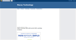 Desktop Screenshot of macoytech.blogspot.com