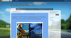 Desktop Screenshot of blackbearfarm.blogspot.com