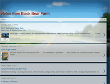 Tablet Screenshot of blackbearfarm.blogspot.com