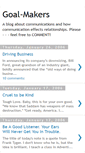 Mobile Screenshot of goal-makers.blogspot.com