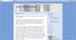 Desktop Screenshot of deepunderstandings.blogspot.com