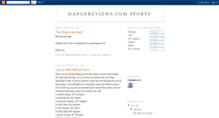 Desktop Screenshot of dangereviewssports.blogspot.com