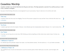 Tablet Screenshot of ceaseless-worship.blogspot.com