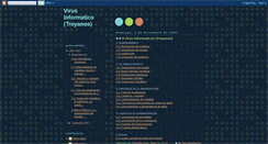Desktop Screenshot of grupovirusinformatico.blogspot.com