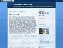 Tablet Screenshot of greensborofreelibrary.blogspot.com