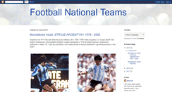 Desktop Screenshot of footballnationalteams.blogspot.com