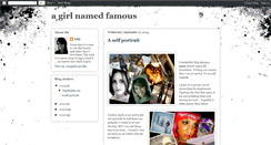 Desktop Screenshot of aboutagirlnamedfamous.blogspot.com