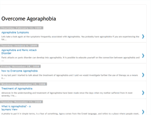 Tablet Screenshot of overcome-agoraphobia.blogspot.com