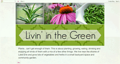 Desktop Screenshot of livininthegreen.blogspot.com