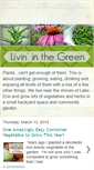 Mobile Screenshot of livininthegreen.blogspot.com