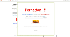 Desktop Screenshot of cahya-putra.blogspot.com