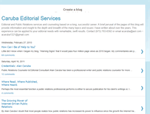 Tablet Screenshot of carubaeditorialservices.blogspot.com