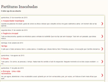 Tablet Screenshot of partiturasinacabadas.blogspot.com