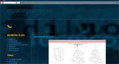 Desktop Screenshot of espaciogeometrico.blogspot.com