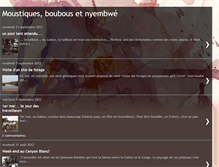 Tablet Screenshot of moustiques-boubous-et-nyembwe.blogspot.com