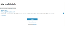 Tablet Screenshot of mix-and-match.blogspot.com