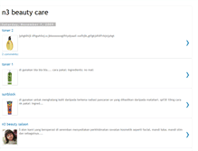 Tablet Screenshot of n3cosmetics.blogspot.com