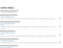 Tablet Screenshot of coffeehabits.blogspot.com