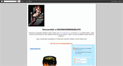 Desktop Screenshot of cocinaconmiguelito.blogspot.com