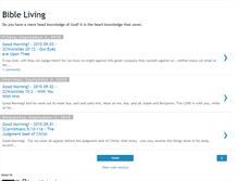 Tablet Screenshot of bibleliving.blogspot.com