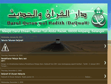 Tablet Screenshot of darulquranwalhadith.blogspot.com