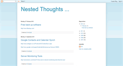 Desktop Screenshot of nestedthoughts.blogspot.com