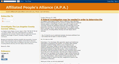 Desktop Screenshot of affiliatedpeoplesalliance.blogspot.com