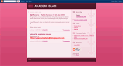 Desktop Screenshot of akademiislam.blogspot.com