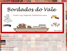 Tablet Screenshot of bordadosdovale.blogspot.com