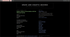 Desktop Screenshot of gravityandchaos.blogspot.com