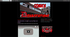 Desktop Screenshot of comicsdevastation.blogspot.com