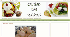 Desktop Screenshot of cantinho-dasreceitas.blogspot.com