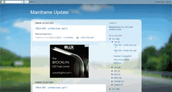 Desktop Screenshot of mainframeupdate.blogspot.com