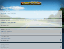 Tablet Screenshot of mainframeupdate.blogspot.com