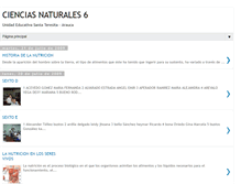 Tablet Screenshot of cienciasnaturales6.blogspot.com