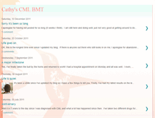 Tablet Screenshot of cathysbmt.blogspot.com